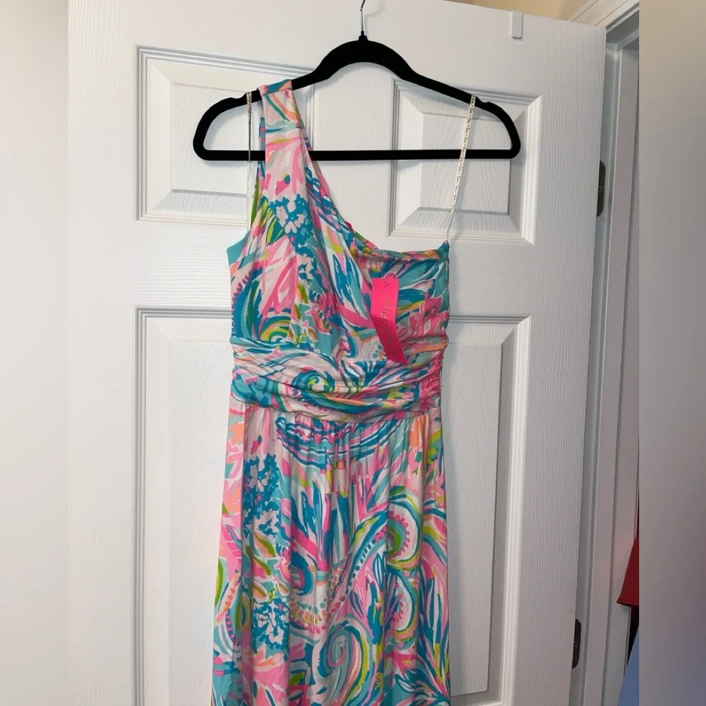 Lilly Pulitzer One Shoulder Dress - Picture 4 of 7